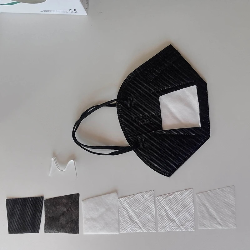Certificated FFP2 Mask Black Filtering Half Anti-Pandemic Masks
