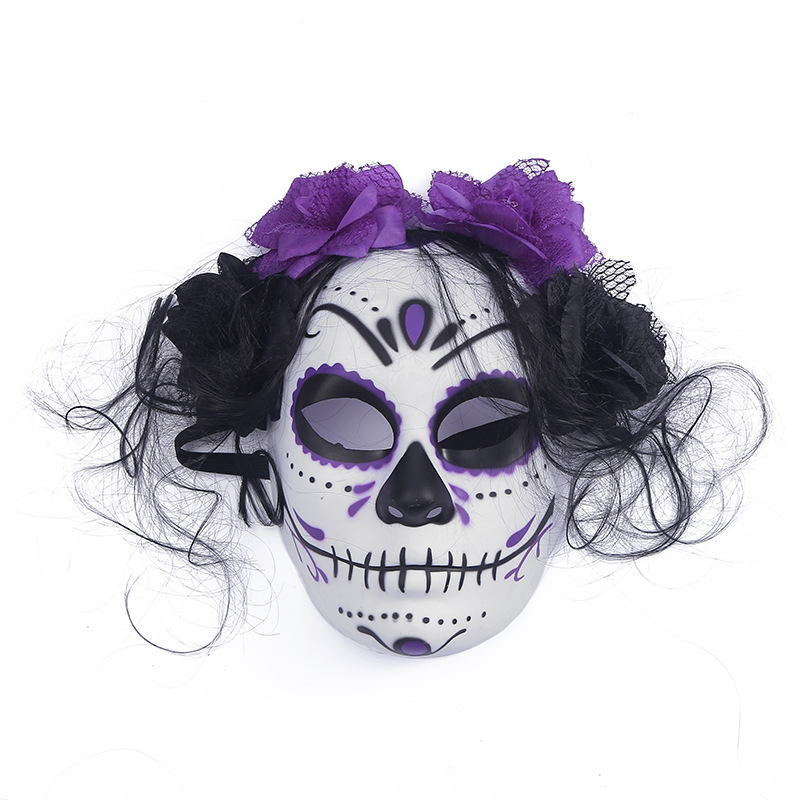 Halloween EVA Skull Mask Party Makeup Ball Dress up Festival Props