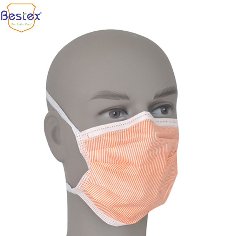 Disposable /Surgical/Peper/Non-Woven /4-Ply 4 Folder Face Mask with Anti-Fog Foam Band Complies with En14683iir
