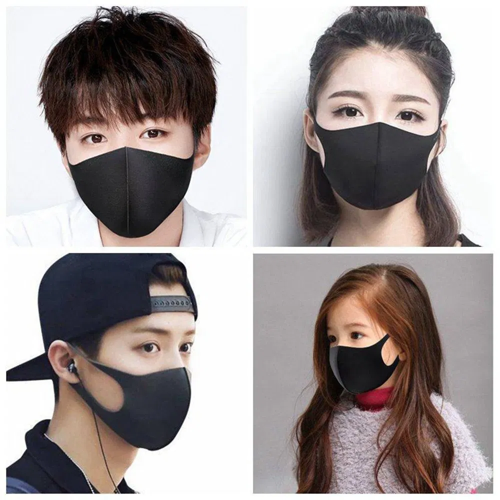Protective Cloth Face Mask- Cotton Facial Mask Anti Dust Pollution Mask, Washable Fashion Pm2.5 Medical Equipment