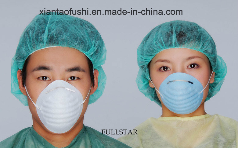 Dispoasable Non Woven Dust Mask Eropean Standard Cone Style