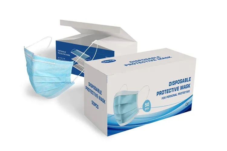 Disposable Masks, 3-Layer Anti Dust Breathable Disposable Earloop Mouth Face Mask