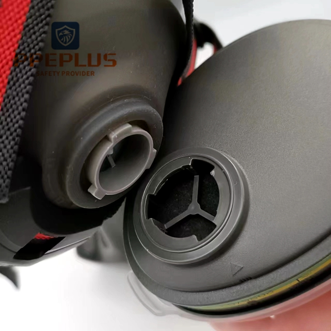 New Design Chemical Resistance Double Filter Breathing Half Face Mask Respirator