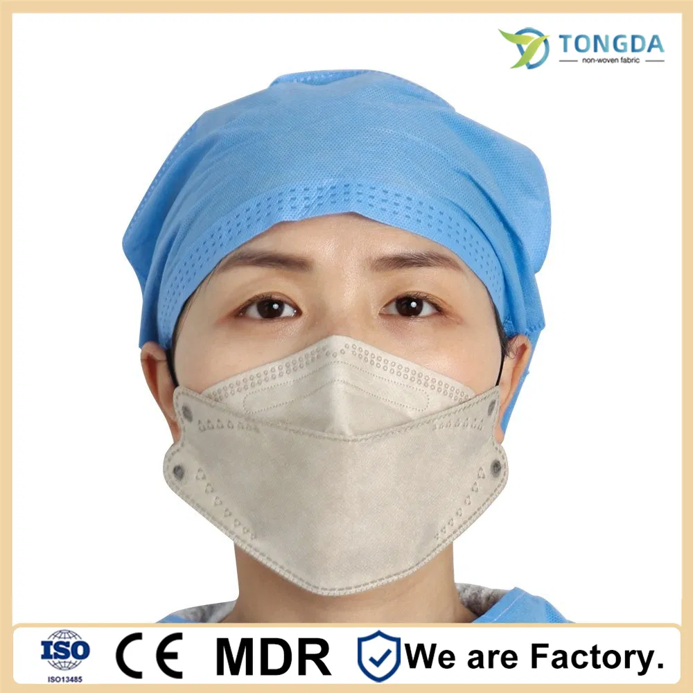 Hot Sale Disposable 4 Ply Medical Dustproof KF94 Fish Shape Face Mask