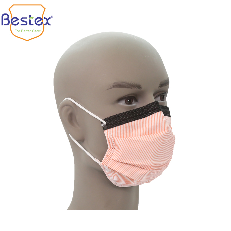 4-Ply 4 Folder Face Mask with Anti-Fog Foam Band Complies with En14683iir