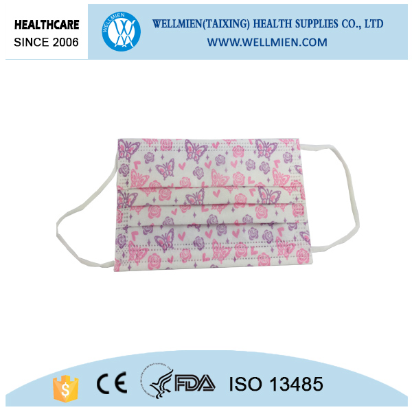 Disposable Face Masks Child Breathable Mascarilla Face Mask Kf94 Kids Print Baby Mask