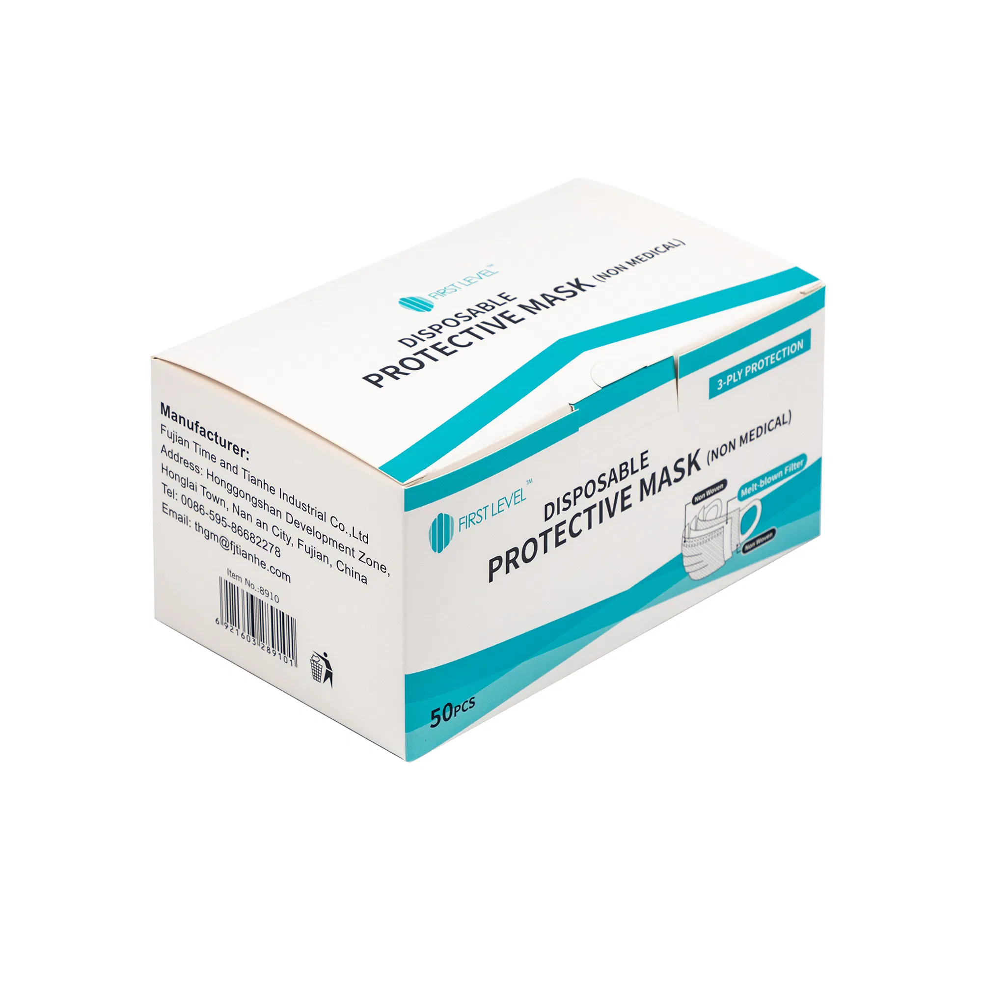 Disposable Pollution Dust Proof Sterile Safety Anti Pm2.5 3ply Face Mask Supplier