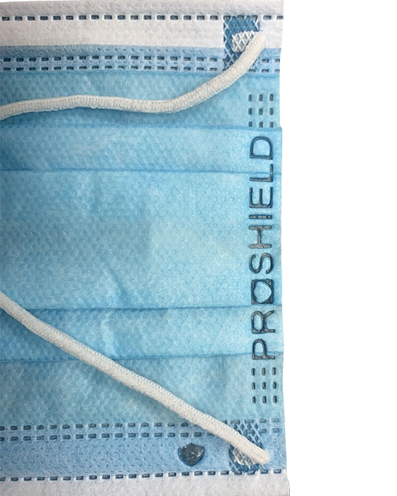 Type II Certified Customized Colorful Anti-Virus Protective Anti-Flu 3ply Polypropylene Surgical Earloop Face Mask with Steel Logo