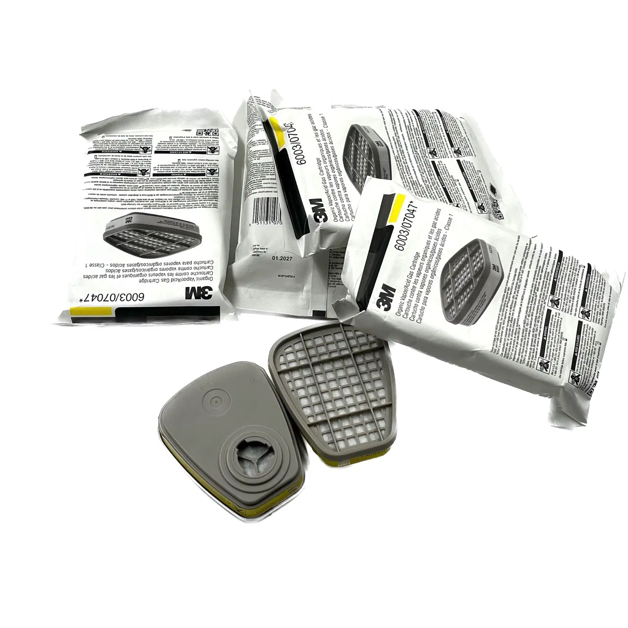 6003 Dust Filter Cartridge Respirator Air Filtering Half Medium Pollution Gas Mask