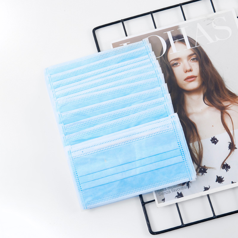 Factory Price Disposable Face Mask Single Use Face Mask with Flat Earloop