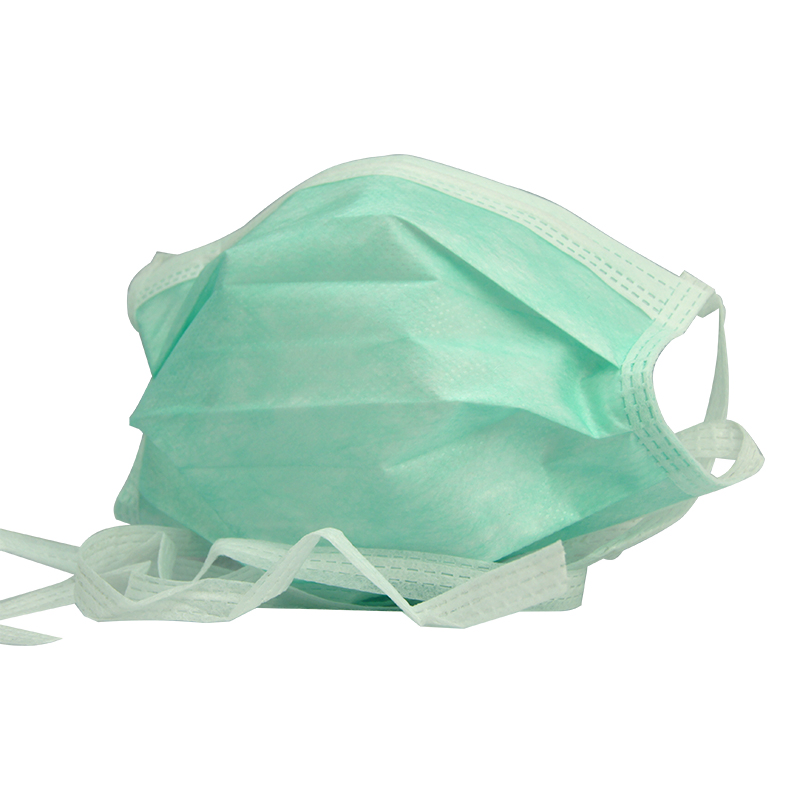 Disposable 3-Ply Non-Woven Dental Surgical Face Mask Tie-on Bands Type II