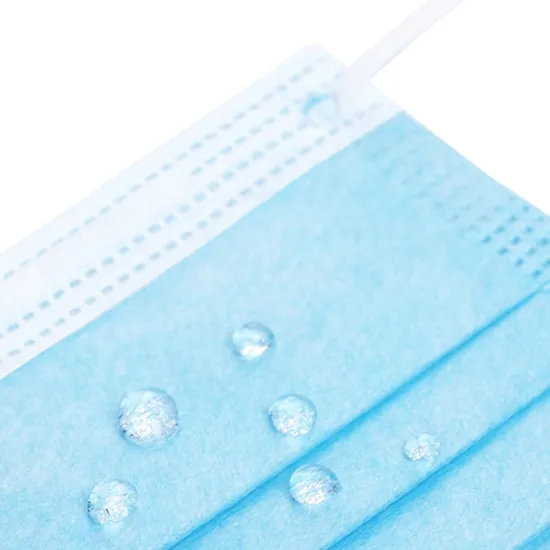 Manufacturer 3ply Earloop Blue and White Face Mask Disposable Facemask Facial Mask Non Woven Three Layer