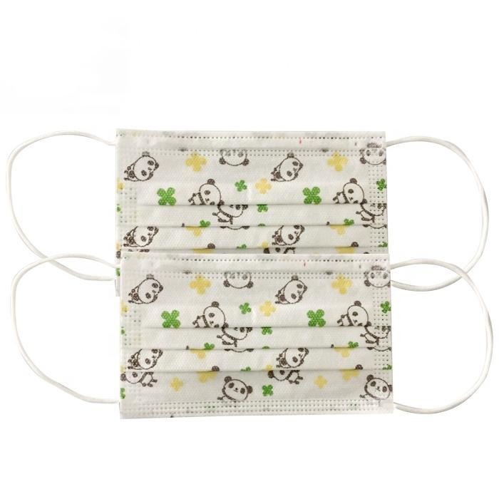 CE Disposable Printed Funny Patterned Cute Kids Half Surgical Anti Virus Child Infant Medical Children Cartoon Pediatric Facial Face Masks with a Pattern