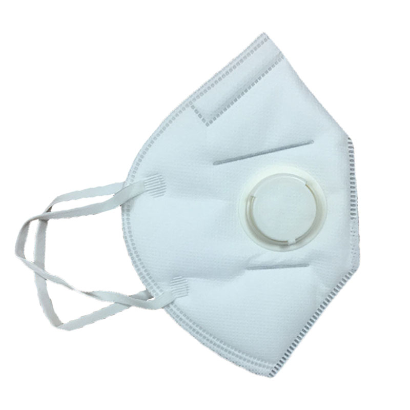 Disposable Industrial Protective N95 Face Mask with Valve Yellow