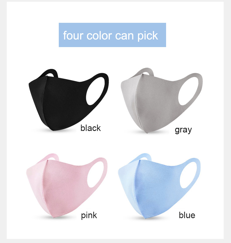 Protective Cloth Face Mask- Cotton Facial Mask Anti Dust Pollution Mask, Washable Fashion Pm2.5 Medical Equipment