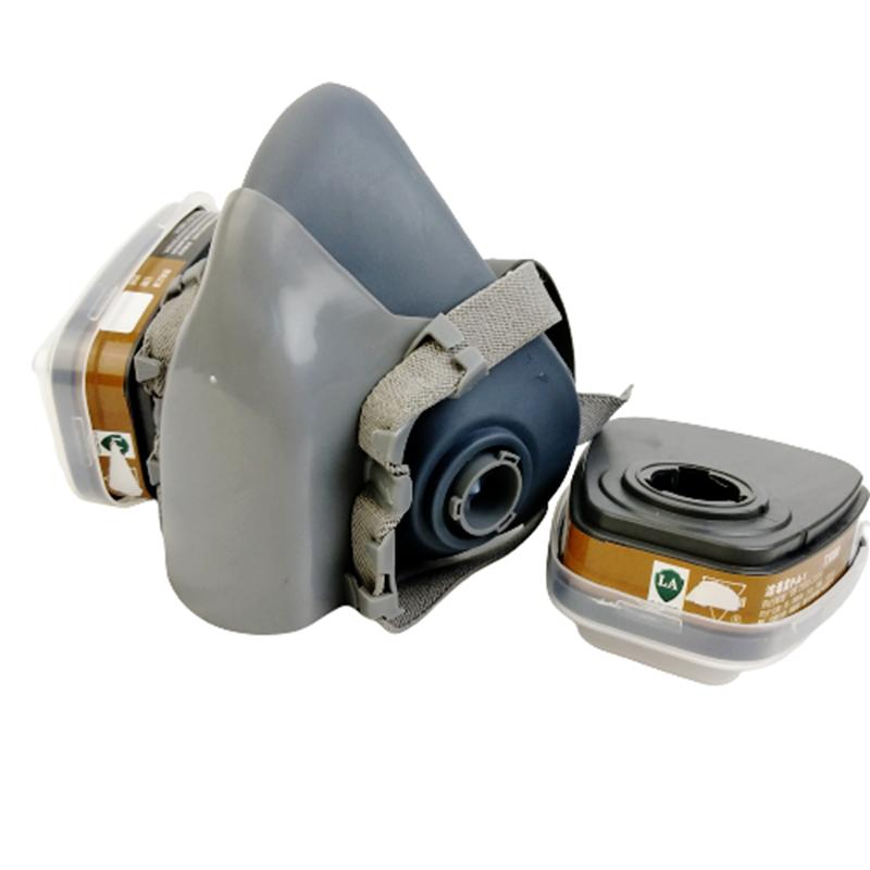 TPE Dual Active Carbon DIY Sanding Car Painting A1p2 A1p3 A2p3 Half Face Mask Gas