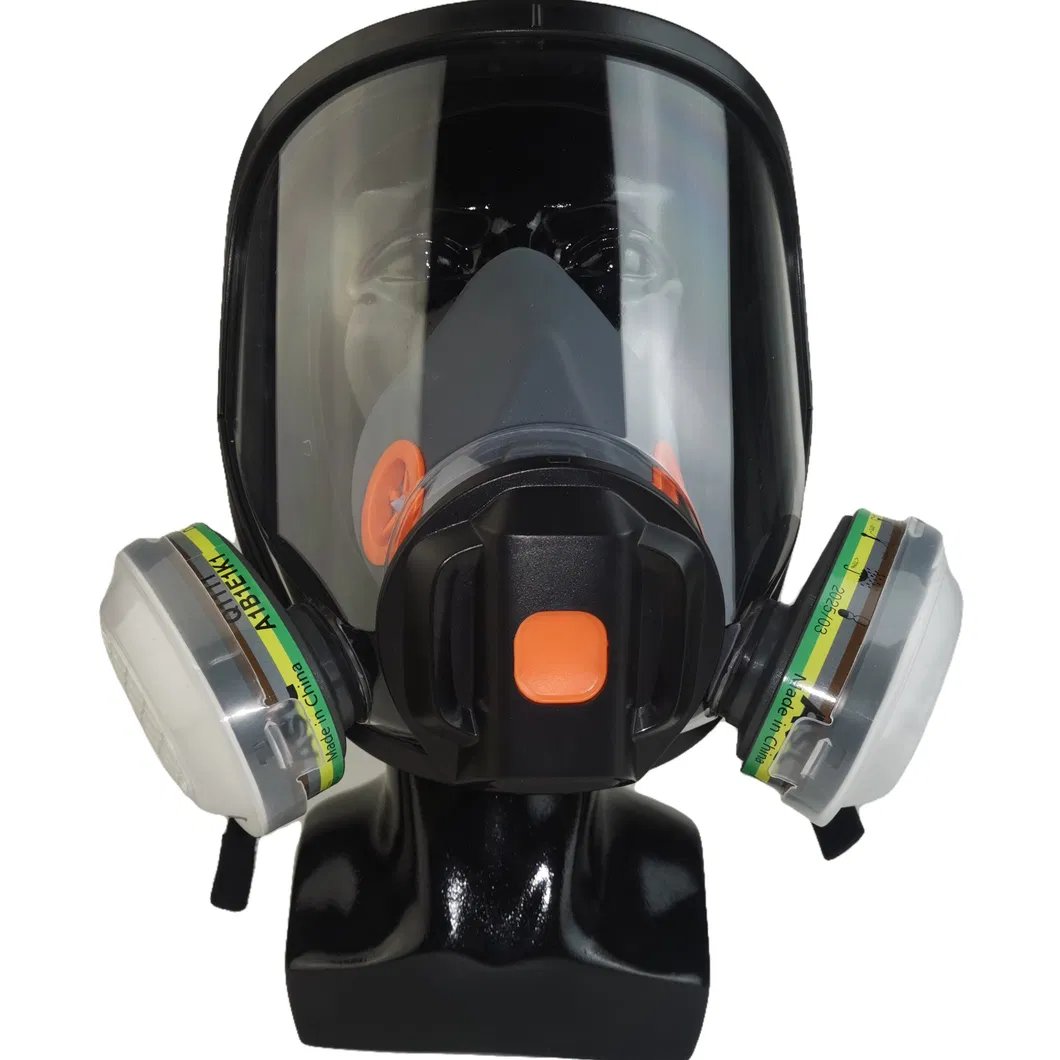 Full face gas mask design