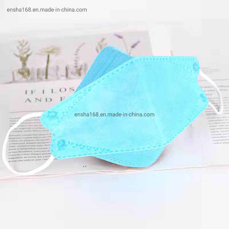 4 Layers Kf94 Face Mask Disposable Fish Shape Protective Masks Face Kf94