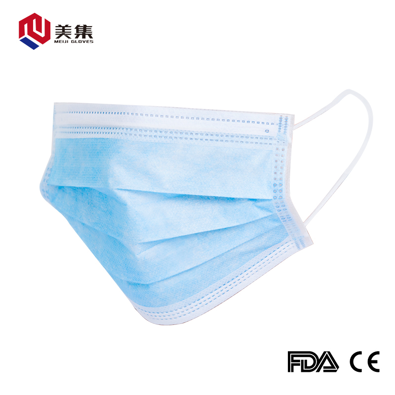 Manufacturer Mass Production High Quality &nbsp;Certification Non-Woven Fabric/Fusing Disposable 3 Ply Face Mask