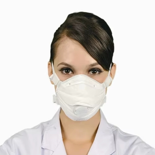 China Factory Priced Disposable Respiratory Cup Mask White K95 with Valve Certified Adults Made of Cotton