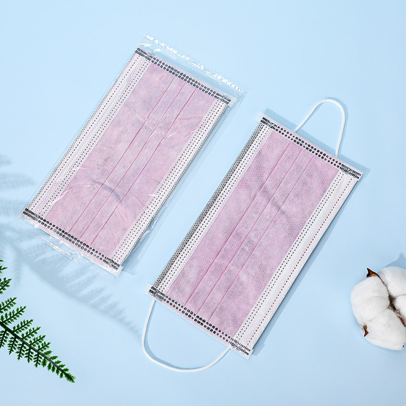 5-Ply Disposable Face_Mask Breathable Filter Activated Carbon Masks with Wide Comfortable Earloop for Adults