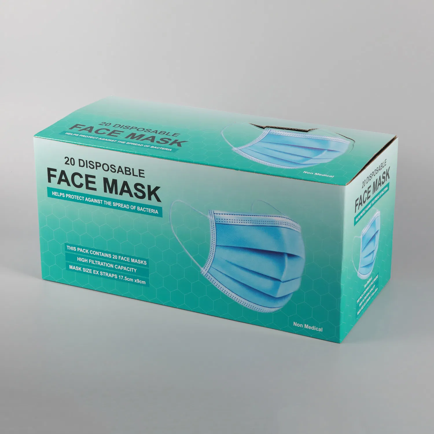 Disposable Adult Earloop Protective Face Mask