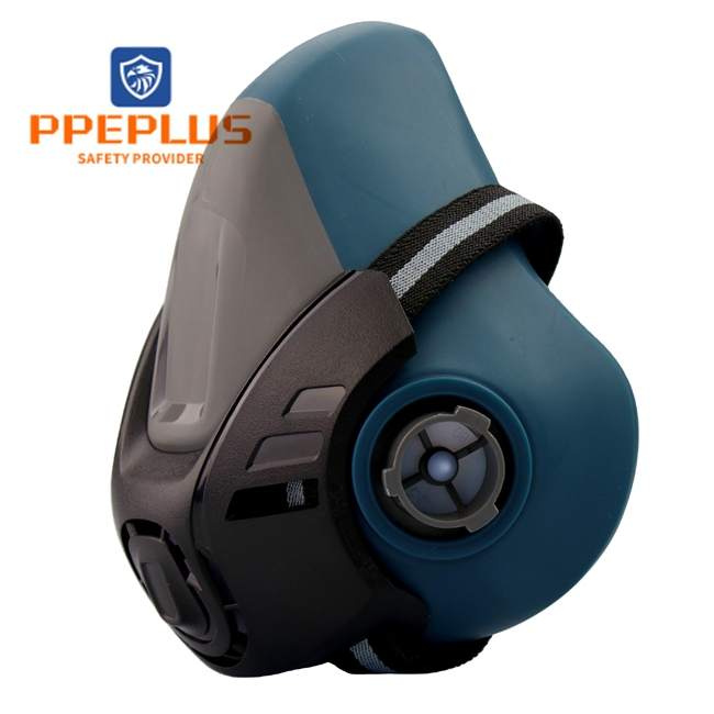 Factory Wholesale Cheaper Gas Mask Chemical Respirator with Double Filters