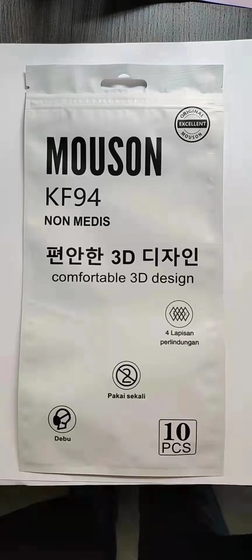 Respirator Face Shield Facemask Kf94 Face Mask for Sale