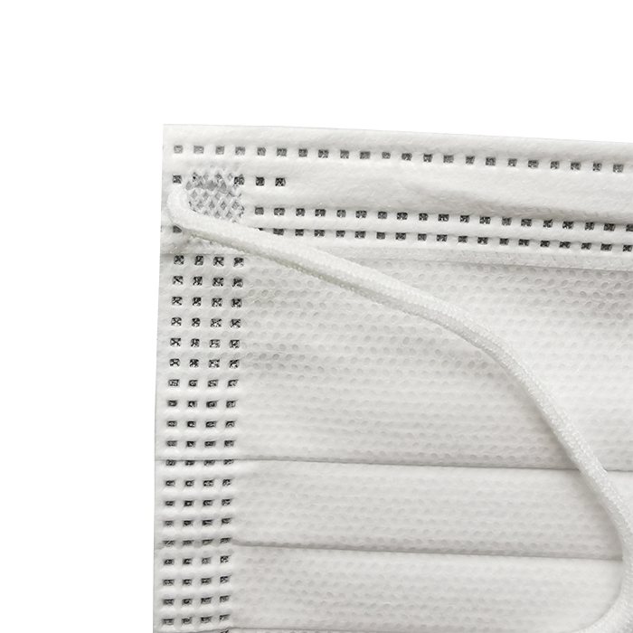 Nelson Certified Disposable Clinic Surgery 99% Filtration White Facial Mask of Polypropylene 3 Layers