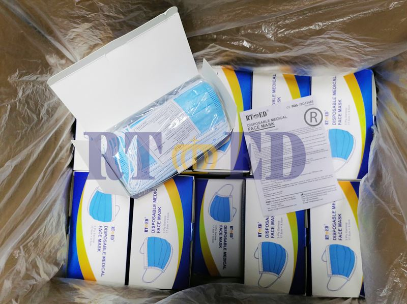 High Quality 3ply Non-Woven Fabric Disposable Medical Face Mask- Shandong Haidike Products