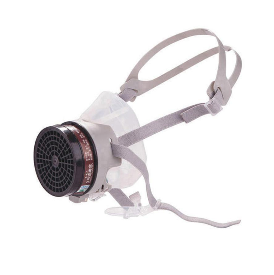 Chemical Anti-Toxic Half Face Gas Mask Respirator with Filter Round Style