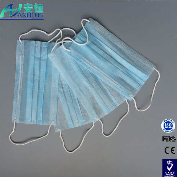 White Disposable Earloop Non Woven Face Mask