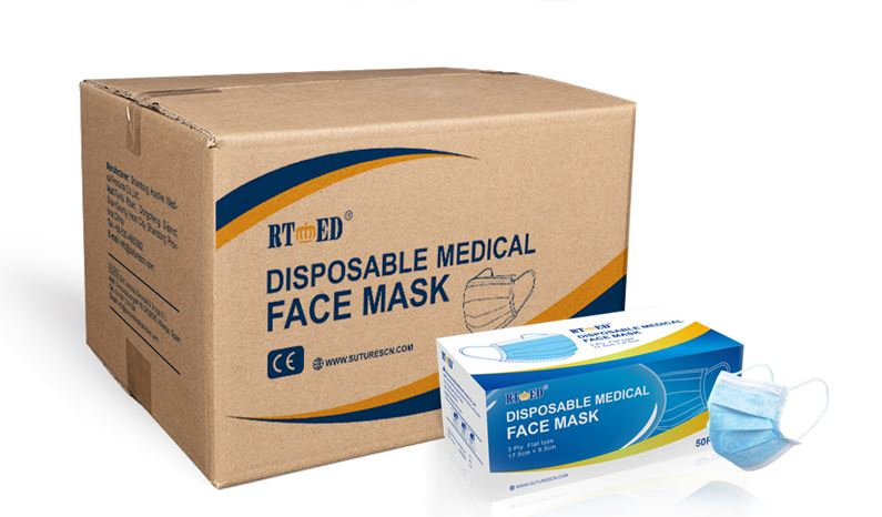 High Quality 3ply Non-Woven Fabric Disposable Medical Face Mask- Shandong Haidike Products
