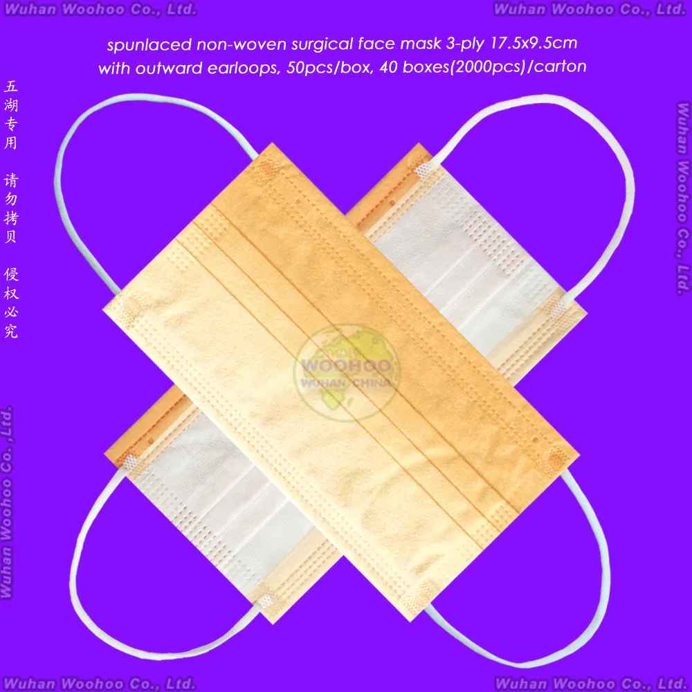 Disposable Spunlaced Non-Woven Face Mask
