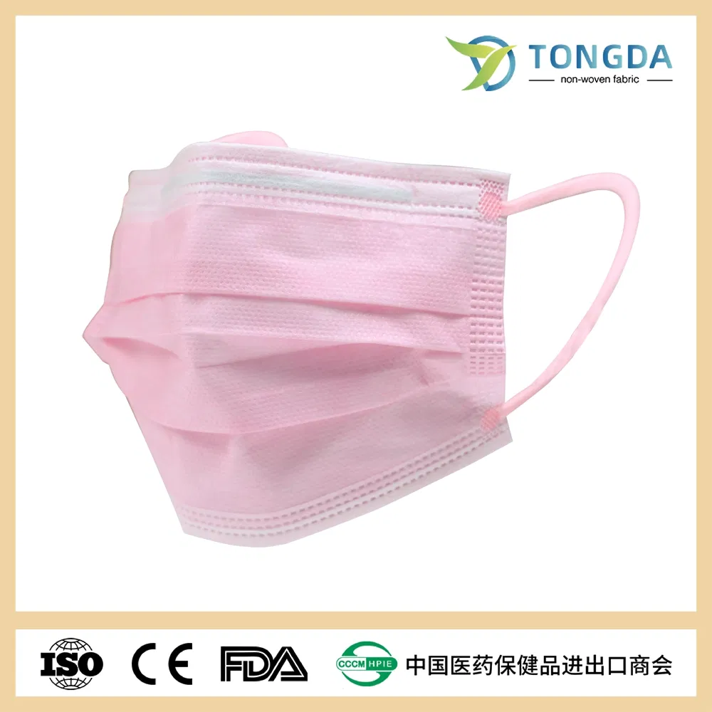 Disposable Fluid Resistant Type Iir Medical Face Mask en14683 face mask