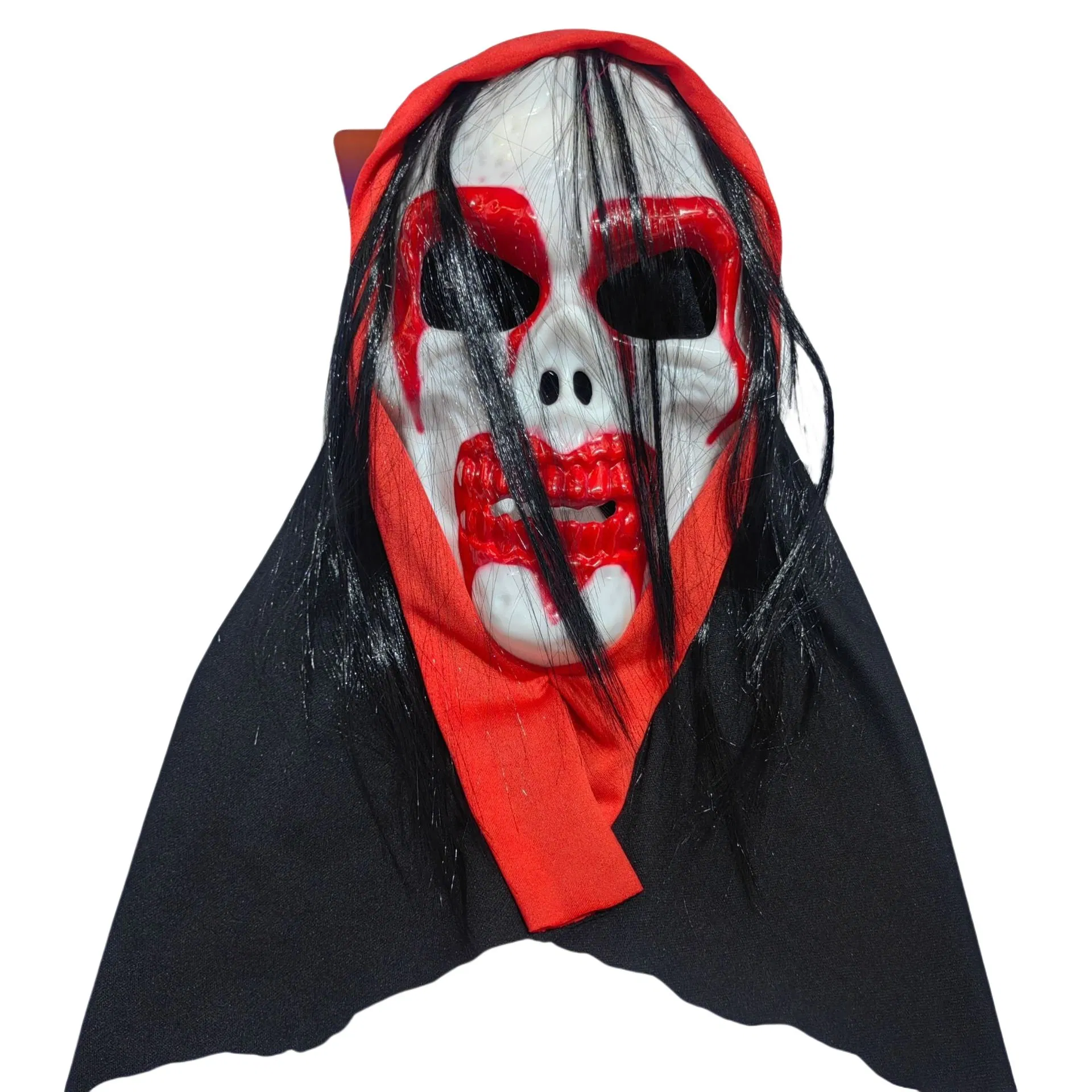 Customized Wholesale Hot Sale Holiday Party Scary Makeup Mask Trickster Grimace Scarecrow Nun Headgear