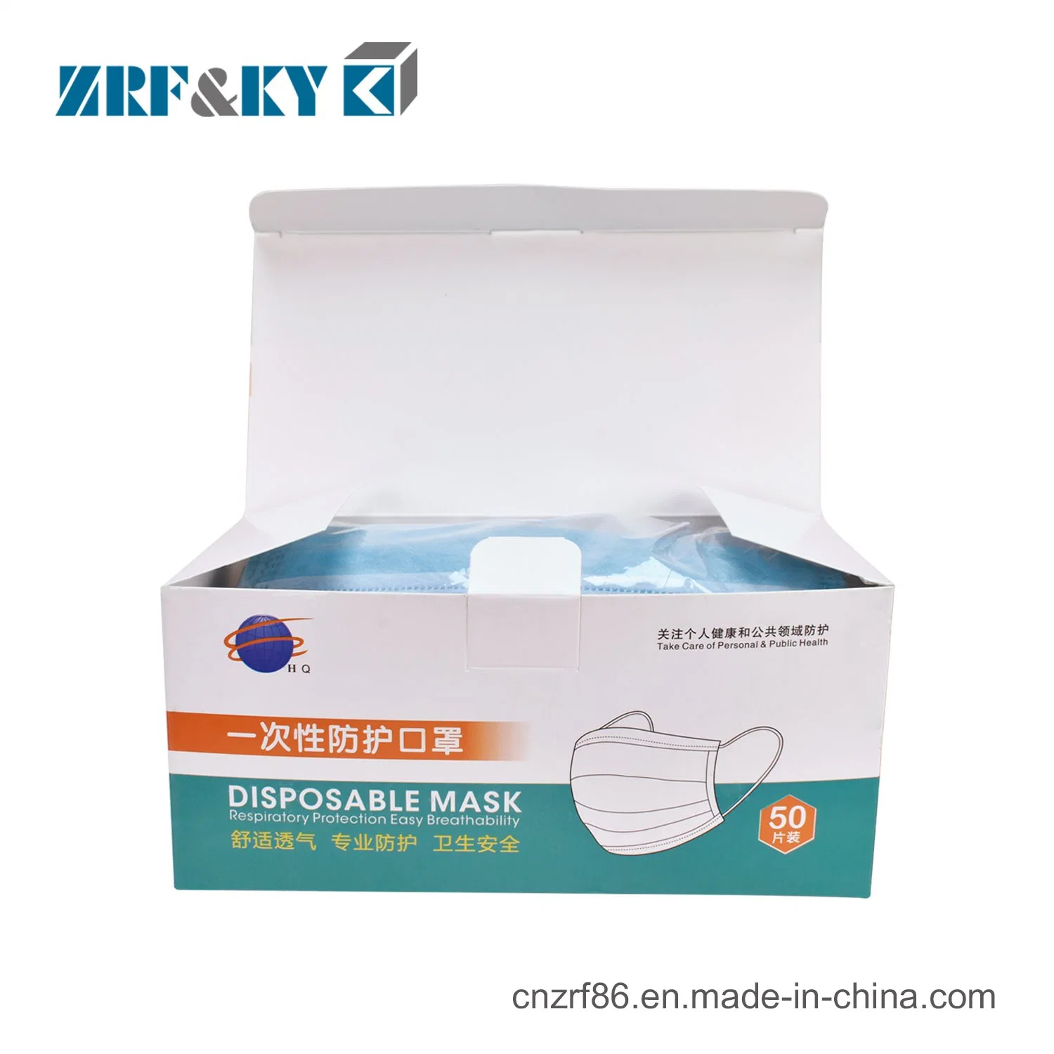 Disposable 3-Ply Non-Woven Earloop Non-Surgical Protective Face Mask