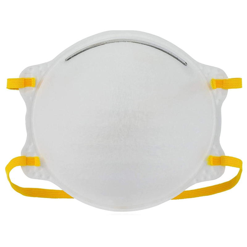 White N95 Headband 4 Layers Healthcare Filtering Half Respirator Particulate N95 Face Mask OEM Inventory CE and Niosh Approved Protective Cone Respirator
