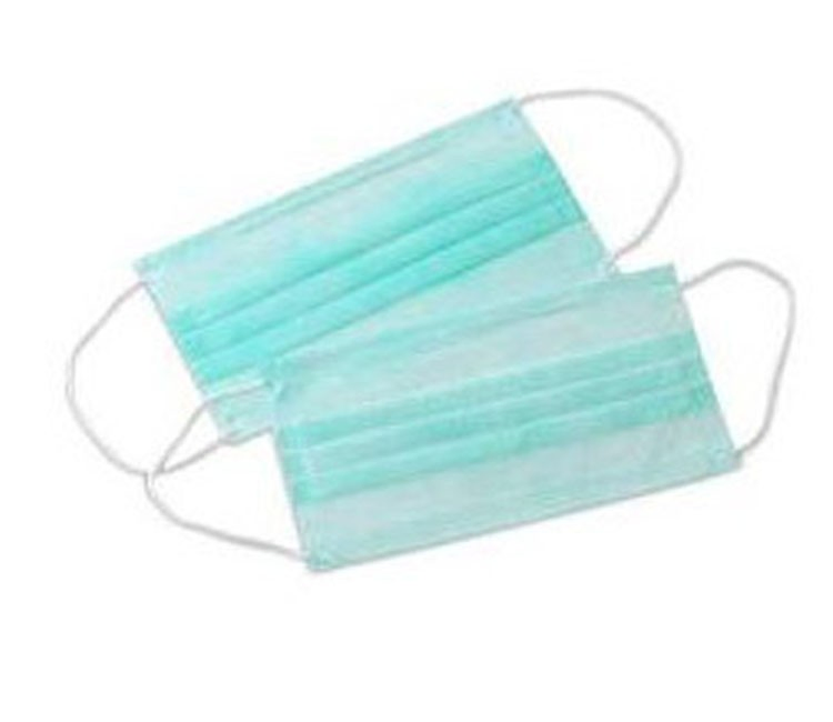 Protective Safety Nonwoven 2ply 3ply 4ply PP 95% Filtration Disposable Face Mask