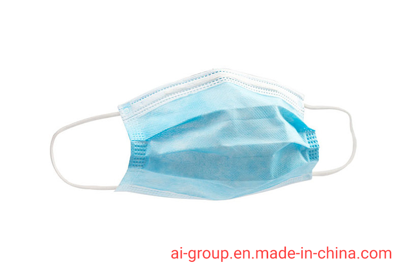 Disposable Masks Face Non Woven 3 Ply Virus Protective Face Mask with Earloop