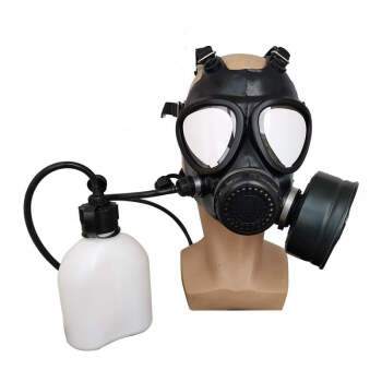 Rubber Anti-Toxic Skull Full Face Gas Mask Respiratory