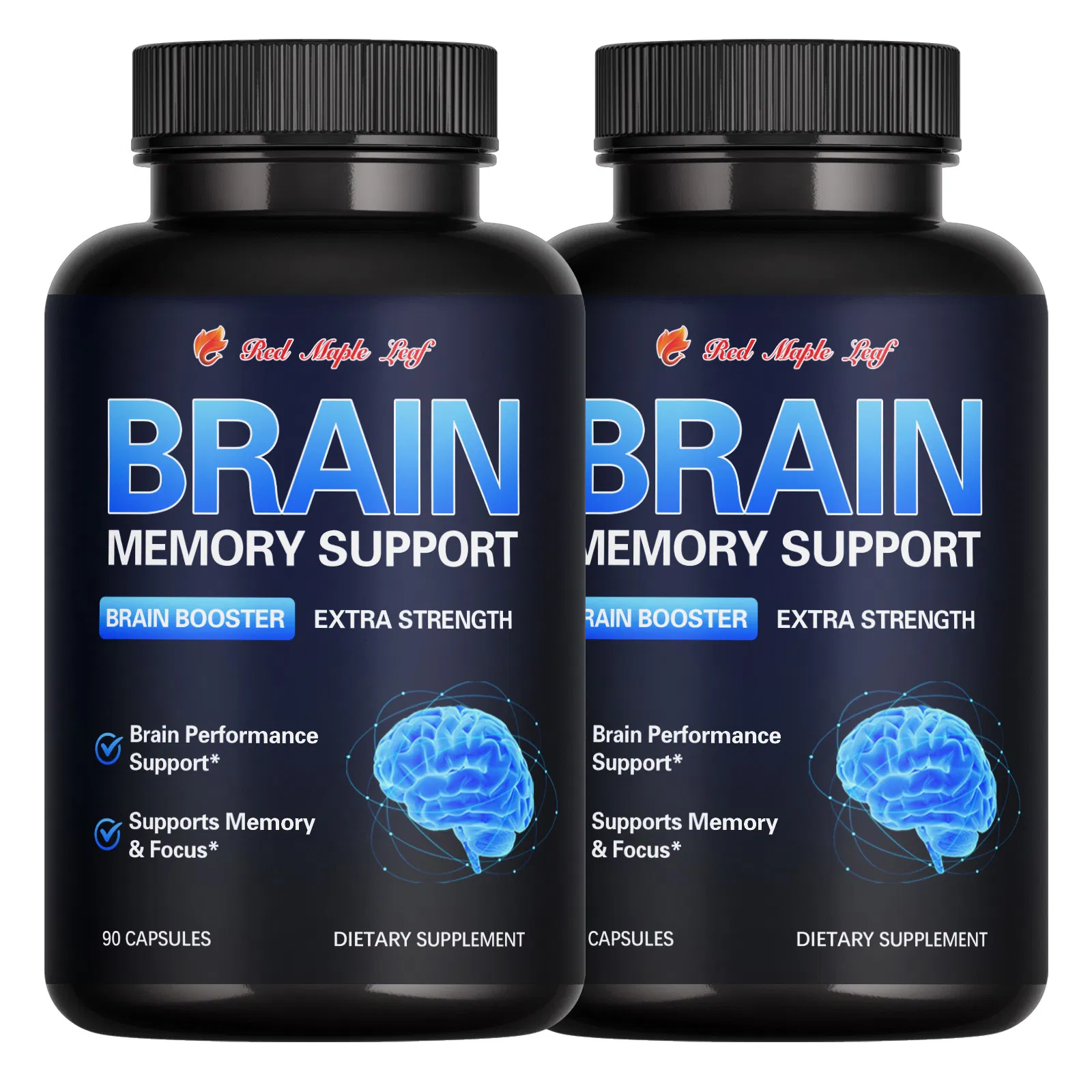 OEM Cognitive Function Supplement, Folate &amp; Magnesium - Combats Brain Fog &amp; Mental Fatigue
