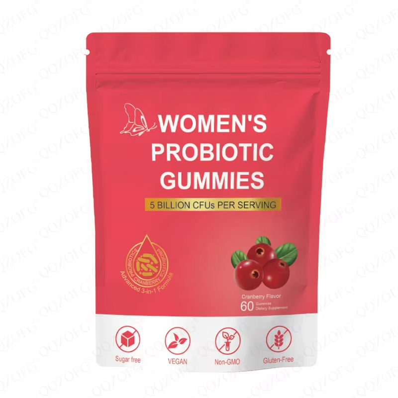 Advanced 3 in 1 Women Probiotic Gummies Women's Probiotics Gummy Cranberry Probiotic Gummies