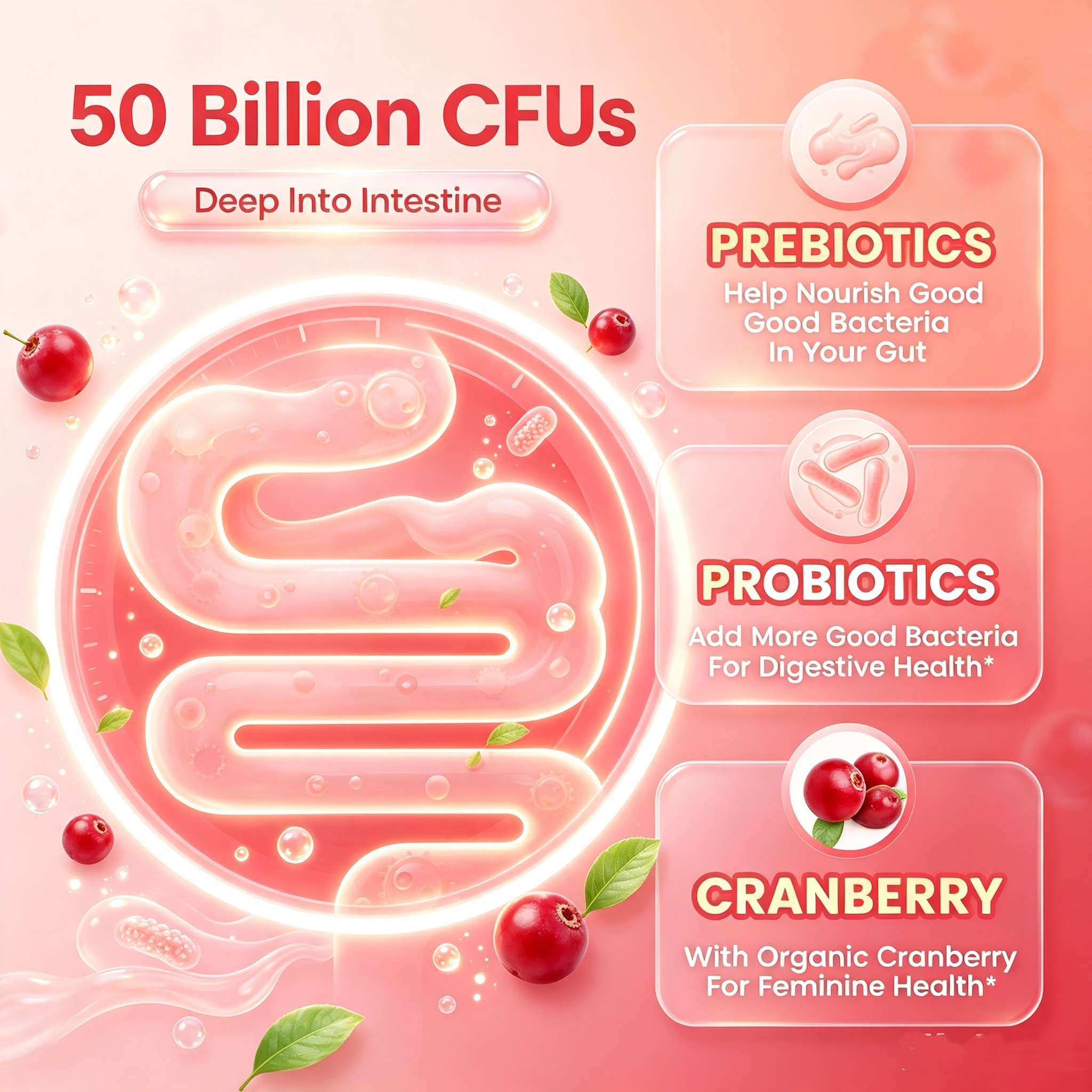 Nature Made Probiotic Fiber Gummies Supplement for Daily Gut Health, Prebiotics and Probiotics for Women