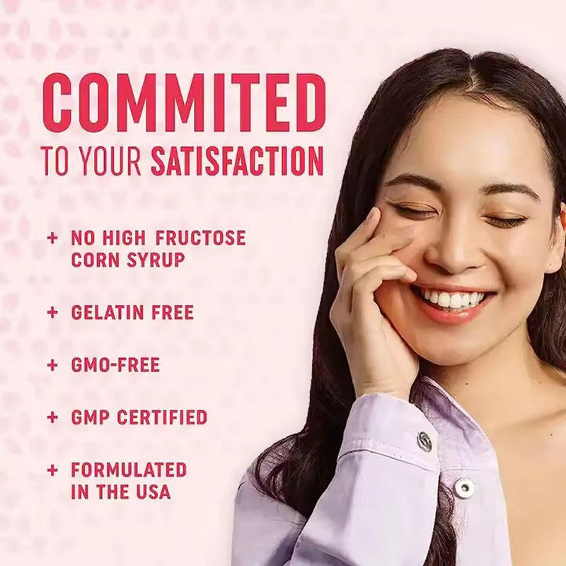 Organic All-in-One Collagen Gummies for Hair, Skin &amp; Nails