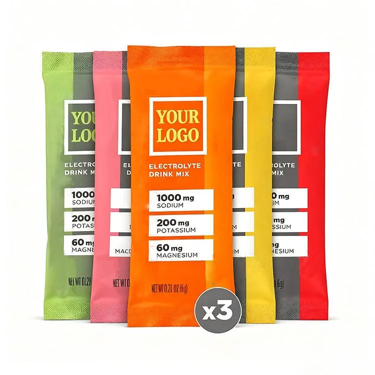 OEM Premium Electrolyte Powder Packets for Hydration and Recovery