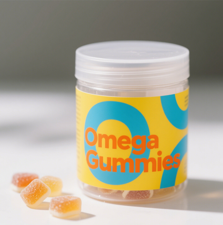 OEM Vegan Omega 3 Gummies for Kids DHA Gummies Private Label Children Omega 3 Kids Gummies