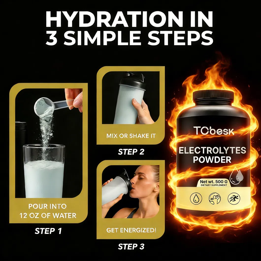Bulk Electrolyte Powder OEM Custom Label Hydration Drink Mix