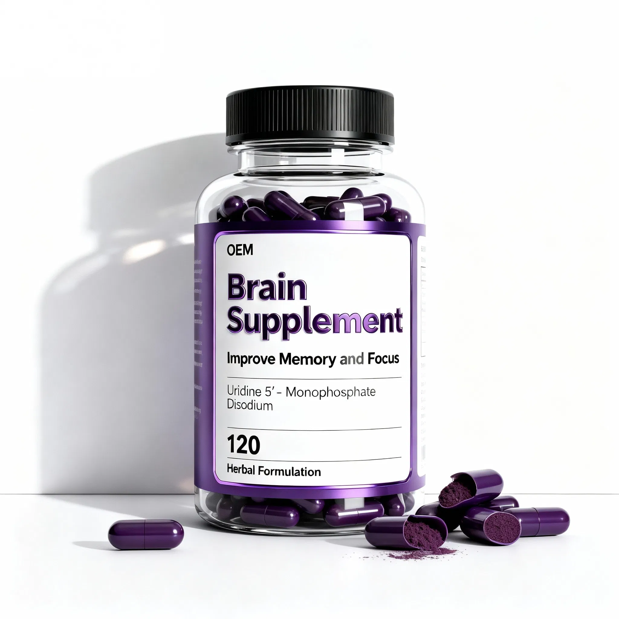 Natural Uridine Brain Health Supplement for Focus and Cognitive Function