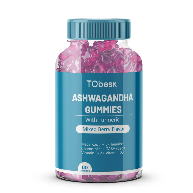 OEM Ashwagandha Gummies for Adults Support Immunity Ashwagandha Extract Supplement.